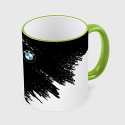 Кружка 3D BMW, цвет: 3D-светло-зеленый кант