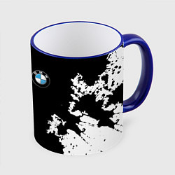 Кружка 3D BMW, цвет: 3D-синий кант