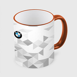 Кружка 3D BMW, цвет: 3D-оранжевый кант