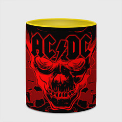 Кружка 3D ACDC, цвет: 3D-белый + желтый — фото 2