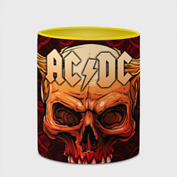 Кружка 3D ACDC, цвет: 3D-белый + желтый — фото 2