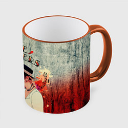 Кружка 3D THE HATTERS, цвет: 3D-оранжевый кант