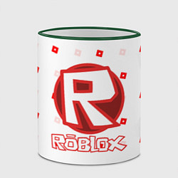 Кружка 3D ROBLOX, цвет: 3D-зеленый кант — фото 2