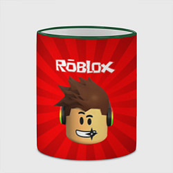 Кружка 3D ROBLOX, цвет: 3D-зеленый кант — фото 2