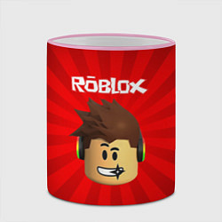 Кружка 3D ROBLOX, цвет: 3D-розовый кант — фото 2