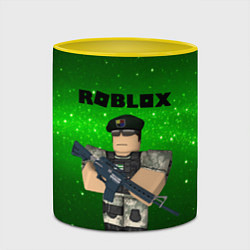 Кружка 3D Roblox, цвет: 3D-белый + желтый — фото 2