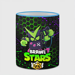 Кружка 3D BRAWL STARS VIRUS 8-BIT, цвет: 3D-небесно-голубой кант — фото 2