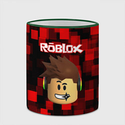 Кружка 3D ROBLOX, цвет: 3D-зеленый кант — фото 2