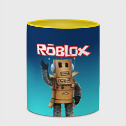 Кружка 3D ROBLOX, цвет: 3D-белый + желтый — фото 2