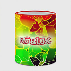 Кружка 3D Роблокс, цвет: 3D-красный кант — фото 2