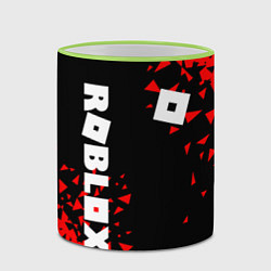 Кружка 3D ROBLOX, цвет: 3D-светло-зеленый кант — фото 2