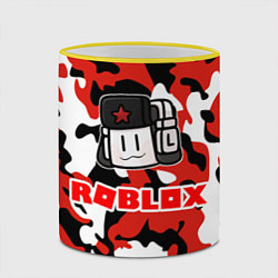 Кружка 3D ROBLOX, цвет: 3D-желтый кант — фото 2
