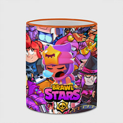 Кружка 3D BRAWL STARS SANDY, цвет: 3D-оранжевый кант — фото 2