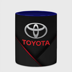 Кружка 3D TOYOTA, цвет: 3D-белый + синий — фото 2
