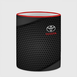 Кружка 3D TOYOTA, цвет: 3D-красный кант — фото 2