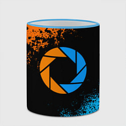 Кружка 3D PORTAL, цвет: 3D-небесно-голубой кант — фото 2