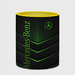 Кружка 3D Mercedes-Benz, цвет: 3D-белый + желтый — фото 2