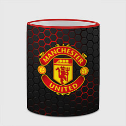 Кружка 3D МАНЧЕСТЕР ЮНАЙТЕД, цвет: 3D-красный кант — фото 2