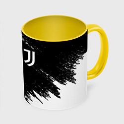 Кружка 3D JUVENTUS, цвет: 3D-белый + желтый