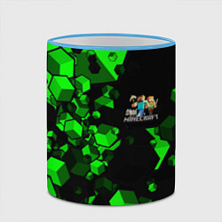 Кружка 3D MINECRAFT, цвет: 3D-небесно-голубой кант — фото 2