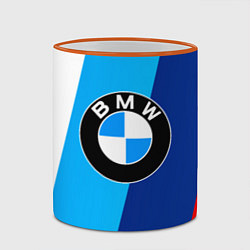 Кружка 3D BMW, цвет: 3D-оранжевый кант — фото 2