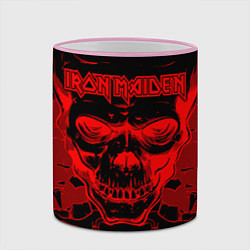 Кружка 3D Iron Maiden, цвет: 3D-розовый кант — фото 2