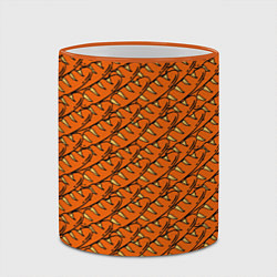 Кружка 3D Хлебушек, цвет: 3D-оранжевый кант — фото 2