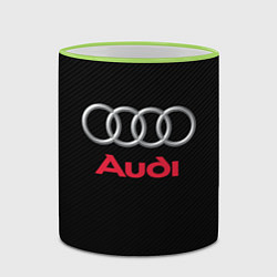 Кружка 3D AUDI, цвет: 3D-светло-зеленый кант — фото 2
