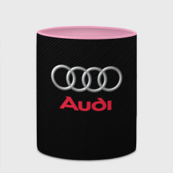 Кружка 3D AUDI, цвет: 3D-белый + розовый — фото 2