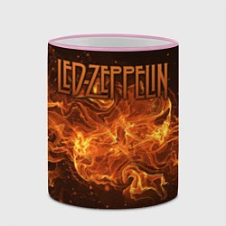 Кружка 3D Led Zeppelin, цвет: 3D-розовый кант — фото 2