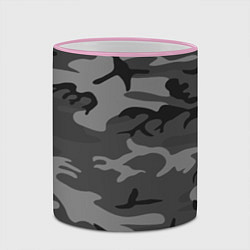 Кружка 3D Военный камуфляж, цвет: 3D-розовый кант — фото 2