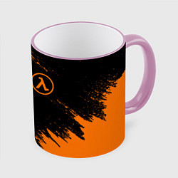 Кружка 3D HALF-LIFE, цвет: 3D-розовый кант