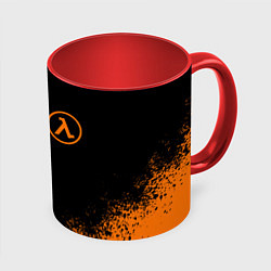 Кружка 3D HALF-LIFE, цвет: 3D-белый + красный