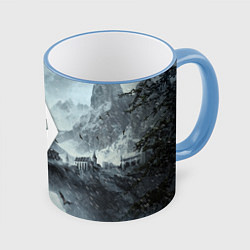 Кружка 3D THE ELDER SCROLLS, цвет: 3D-небесно-голубой кант
