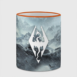 Кружка 3D THE ELDER SCROLLS, цвет: 3D-оранжевый кант — фото 2