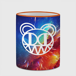 Кружка 3D Radiohead, цвет: 3D-оранжевый кант — фото 2