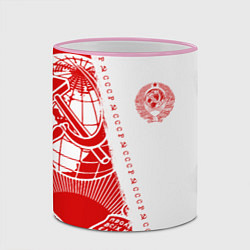 Кружка 3D СССР, цвет: 3D-розовый кант — фото 2