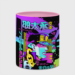 Кружка 3D JoJo Bizarre Adventure, цвет: 3D-белый + розовый — фото 2