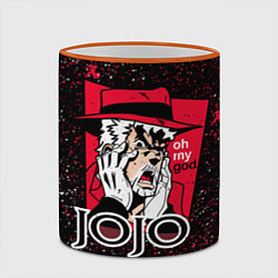 Кружка 3D JoJo Bizarre Adventure, цвет: 3D-оранжевый кант — фото 2