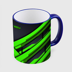 Кружка 3D Need for Speed, цвет: 3D-синий кант