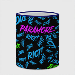 Кружка 3D Paramore RIOT!, цвет: 3D-синий кант — фото 2