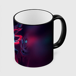 Кружка 3D UNDERTALE, цвет: 3D-черный кант