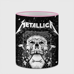 Кружка 3D Metallica, цвет: 3D-розовый кант — фото 2