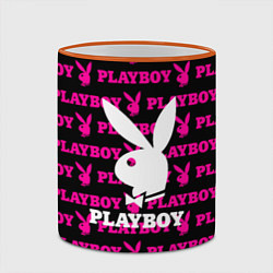 Кружка 3D PLAYBOY, цвет: 3D-оранжевый кант — фото 2