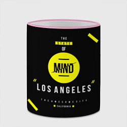 Кружка 3D Off-White: Los Angeles, цвет: 3D-розовый кант — фото 2