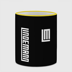 Кружка 3D LINDEMANN, цвет: 3D-желтый кант — фото 2