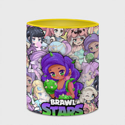 Кружка 3D BrawlStars Girls Oko, цвет: 3D-белый + желтый — фото 2