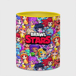 Кружка 3D BrawlStars Girls Oko, цвет: 3D-белый + желтый — фото 2