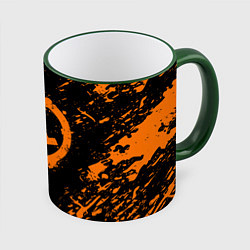 Кружка 3D HALF-LIFE, цвет: 3D-зеленый кант