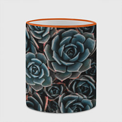 Кружка 3D Цветы Розы, цвет: 3D-оранжевый кант — фото 2